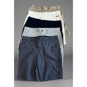 Mens 36 Golf Casual Shorts Flat Front Chaps Dockers Lot of 5